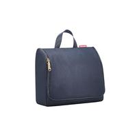 reisenthel toiletbag XL pratico beauty case con gancio, materiale impermeabile, Midnight Gold, 28 cm