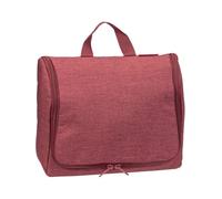 reisenthel toiletbag XL pratico beauty case con gancio, materiale impermeabile, Twist Maroon, Mittelgroße