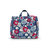 reisenthel toiletbag XL - XL pratica borsa da toilette con gancio, materiale idrorepellente, Couleur:florist indigo