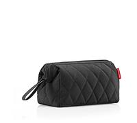 reisenthel travelcosmetic florist indigo - borsa per cosmetici da viaggio forte, robusta e pratica, cinghia a mano, materiale idrorepellente, Couleur:rhombus black