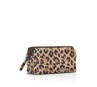 reisenthel travelcosmetic leo macchiato - borsa per cosmetici da viaggio forte, robusta e pratica, cinghia a mano, materiale idrorepellente