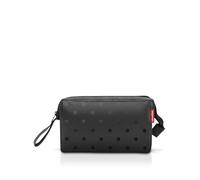 reisenthel Travelcosmetic - Robusta e pratica borsa cosmetica da viaggio, cinturino da polso, materiale impermeabile, Glossy Dots Black, taglia unica, casual