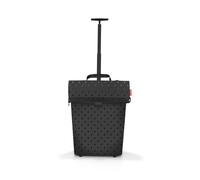 reisenthel Trolley M - Carrello per la spesa portatile con robusto telaio in alluminio - Realizzato in materiale impermeabile, Glassy Dots Black, taglia unica, Trolley M Frame Glossy Dots nero