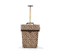 reisenthel Trolley M Leo Macchiato - Carrello per la spesa portatile con robusto telaio in alluminio - Realizzato in materiale impermeabile