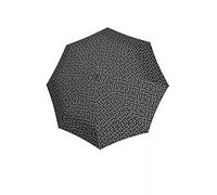reisenthel umbrella pocket classic - Ombrello Tascabile Antivento con Apertura Manuale, Manico con Design Ergonomico, Realizzato con Bottiglie in PET Riciclate, Nero