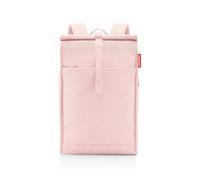 reisenthel Urban Rolltop - Zaino sottile, puro, urbano ed elegante, design moderno, spazioso per il tempo libero, il lavoro e la città, Twist Blush, taglia unica, Urban Rolltop Twist Blush