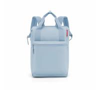 reisenthel Zaino Allrounder - Zaino e borsa per il trasporto in uno - con tasca per trolley da viaggio, azzurro cielo, One Size, Classico