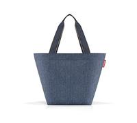 Reisenthel ZS4113 SHOPPER M HERRINGBONE DARK BLUE Borsa sportiva Donna HERRINGBONE DARK BLUE Taglia Unica