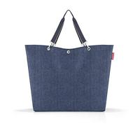 Reisenthel ZU4113 SHOPPER XL HERRINGBONE DARK BLUE Borsa sportiva Donna HERRINGBONE DARK BLUE Taglia Unica