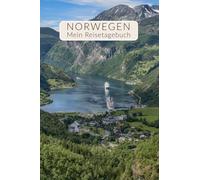 Reisetagebuch Norwegen Tagebuch zum Ausfüllen | Reise-Geschenk für Rundreise oder Kreuzfahrt | interaktives abwechslungsreiches Reisebuch | Achtsamkeitstagebuch mit Reiseplanung | Für 4 Wochen