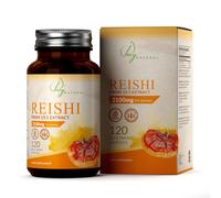 Reishi Estratto 15:1 | Ganoderma 2100mg Per Dose 120 Capsule | Antibatterico