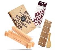 REISHUNGER Sushi Kit (con Premium Sushi Maker) Set di Attrezzi per preparare Comodamente a casa Maki, Inside-out e Nigiri - Perfetto Anche Come Regalo