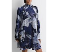 Reiss Large Scale Floral Print Dress Blue/white Taglia: 6 | Abiti Mini Outlet | Donna | Blu