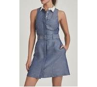 Reiss Mira-chambray Collar Mini Blue Taglia: 12 | Outlet | Donna | Blu