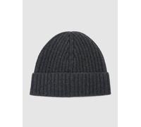 Reiss Reiss Belfry Merino Wool-Blend Wide-Rib Beanie onesize Grigio