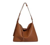 REITINGE Borsa ascellare da donna in pelle PU Borsa casual Borse per ascelle All-matching Shopping Dating Bag Borse a tracolla di grande capacità, Marrone, Taglia unica