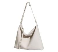 REITINGE Borsa ascellare da donna in pelle PU Borsa casual Borse per ascelle All-matching Shopping Dating Bag Borse a tracolla di grande capacità, bianco, Taglia unica