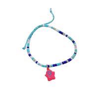 REITINGE Braccialetti, 10 stili di perline di riso fatti a mano braccialetto elastico intrecciato divertente mostri con un occhio solo gioielli gioielli multicolore, Pull-out length adjustable, Corda