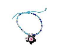 REITINGE Braccialetti, 10 stili di perline di riso fatti a mano braccialetto elastico intrecciato divertente mostri con un occhio solo gioielli gioielli multicolore, Pull-out length adjustable, Corda