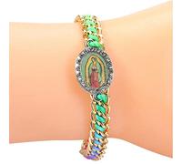 REITINGE Braccialetti, braccialetti in lega intrecciata fatti a mano sono dati a uomini o donne come regali e preghiera 4 colori possono scegliere, As shown, Lega, filo cerato