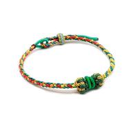 REITINGE Braccialetti, braccialetto portafortuna multicolore per uomo e donna, braccialetto portafortuna con nodo intrecciato intrecciato per amici e coppie, As shown, Cordoncino