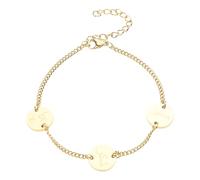 REITINGE Braccialetto arabo Religione Bracciale Ciondolo Arabo Moneta Braccialetto Gioielli Da Polso Catena Regolabile Bracciali per Quotidiano, As shown, Acciaio inossidabile