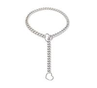 REITINGE Collana con ciondolo a forma di cuore, stile punk rock, alla moda, stile punk rock, regolabile, in acciaio inox, 60cm, Acciaio inossidabile