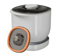 REITINGE Contenitore multiuso da 6 kg per farina di riso e cibo per animali domestici, con tripla guarnizione, dimensioni 23,8 x 24,7 x 25 cm, salvaspazio