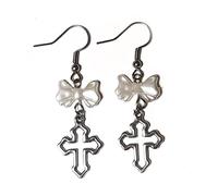 REITINGE Dolce Cool Orecchini Pendenti Hollow Bowknot Orecchini Ganci Orecchio Dolce Cool Orecchini Goccia Moda Donna Gioielli