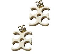 REITINGE Orecchini, unici orecchini a forma di lettera dal design elegante colorato, portatile, per feste e uso quotidiano, gioielli alla moda, Length 6cm, Resina
