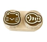 REITINGE Strumento di rimozione della custodia delle lenti a contatto oculare per l'utente, facile da rimuovere dalla polvere, inseritore/rimozione custodia da viaggio per donne, Off Whit