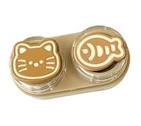 REITINGE Strumento di rimozione della custodia delle lenti a contatto oculare per l'utente, facile da rimuovere dalla polvere, inseritore/rimozione custodia da viaggio per donne, Colore Latte