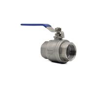 REIUAFWYGV 1PC 1-1/4" SS304 2-Piece Full Port Ball Valve BSPT Female Water Gas Oil Switch Adapter