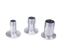 REIUAFWYGV 1pc 1/2" NPT Male x 1.5" Tri Clamp 304 Stainless Steel Ferrule Fitting Home Brew Beer