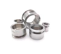 REIUAFWYGV 1PC Vacuum Flange Joint Adapter KF50 304 Stainless Steel BSP External Thread 1-1/2"