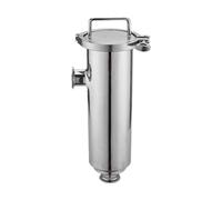 REIUAFWYGV 1pcs SUS304 Angle Clamp Filter Quick-Fitting Clamp Pipe Duplex Filter for Water Supply System(63mm,Clamp)