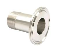 REIUAFWYGV 3/4" BSPT Male x K50.5mm(1.5 inch TC) 304 Stainless Pipe Ferrule Fitting Adapter