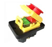 REIUAFWYGV Interruttori a pulsante elettromagnetici impermeabili a 5 pin KJD18 Interruttore a pulsante industriale 250 V 15 (12) A