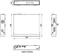 Hikvision - Serie VALUE - Registratore NVR per telecamera IP - 8 canali video/Risoluzione massima 4 Mpx - Larghezza di banda 60 Mbps - Supporto 1 disco rigido