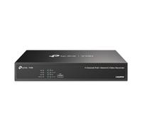 TP-Link VIGI NVR1004H-4P Videoregistratore di rete (NVR) Nero