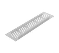 Rejilla De Ventilación Para Armario Y Vestidor, Cubierta De Aire Rectangular De Aleación De Aluminio, 50 X 150-400 Mm, Color Plata