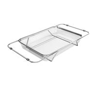 Rejilla Para Secar Platos Sobre El Fregadero - Drenaje Extensible De Almacenamiento De Acero Inoxidable | Rejilla De Secado Para Almacenamiento En Fregadero, Para Tazones, Tazas, Vajilla, Palillos, Te