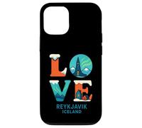 Rejkjavic Islanda Amore Northern Lights Valentines Ragazzi Ragazza Custodia per iPhone 12/12 Pro