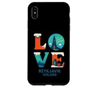 Rejkjavic Islanda Amore Northern Lights Valentines Ragazzi Ragazza Custodia per iPhone XS Max