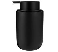 rejomiik Dispenser di sapone in schiuma di ceramica spessa, dispenser di sapone per le mani per bagno o lavello della cucina, bottiglie a pompa liquida per sapone per le mani, bagnoschiuma, nero