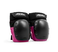 REKD Ginocchiere da rampa, resistenti agli urti, in neoprene resistente, set con cinghie regolabili, materiale traspirante, assorbimento degli urti, vestibilità ergonomica unica per maggiore comfort e