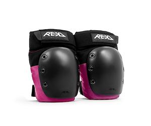REKD Ginocchiere da rampa, resistenti agli urti, in neoprene resistente, set con cinghie regolabili, materiale traspirante, assorbimento degli urti, vestibilità ergonomica unica per maggiore comfort e