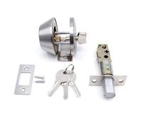 Rekeyable Singolo Cilindro Deadlock Strumento di Sicurezza Porta Esterna Facile Conversione Backsets Set di Installazione Completa Installazione Porta Installazione