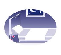 Rekordsan Traversa letto singolo in Pvc 100x220cm Bianco