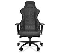 REKT ULTIM8 Plus - Sedia da ufficio Gaming XL in tessuto Premium - Inclinabile a 180° - Braccioli 4D - Cuscino regolabile per la nuca - Cuscino lombare - Supporta 150 kg (nero)